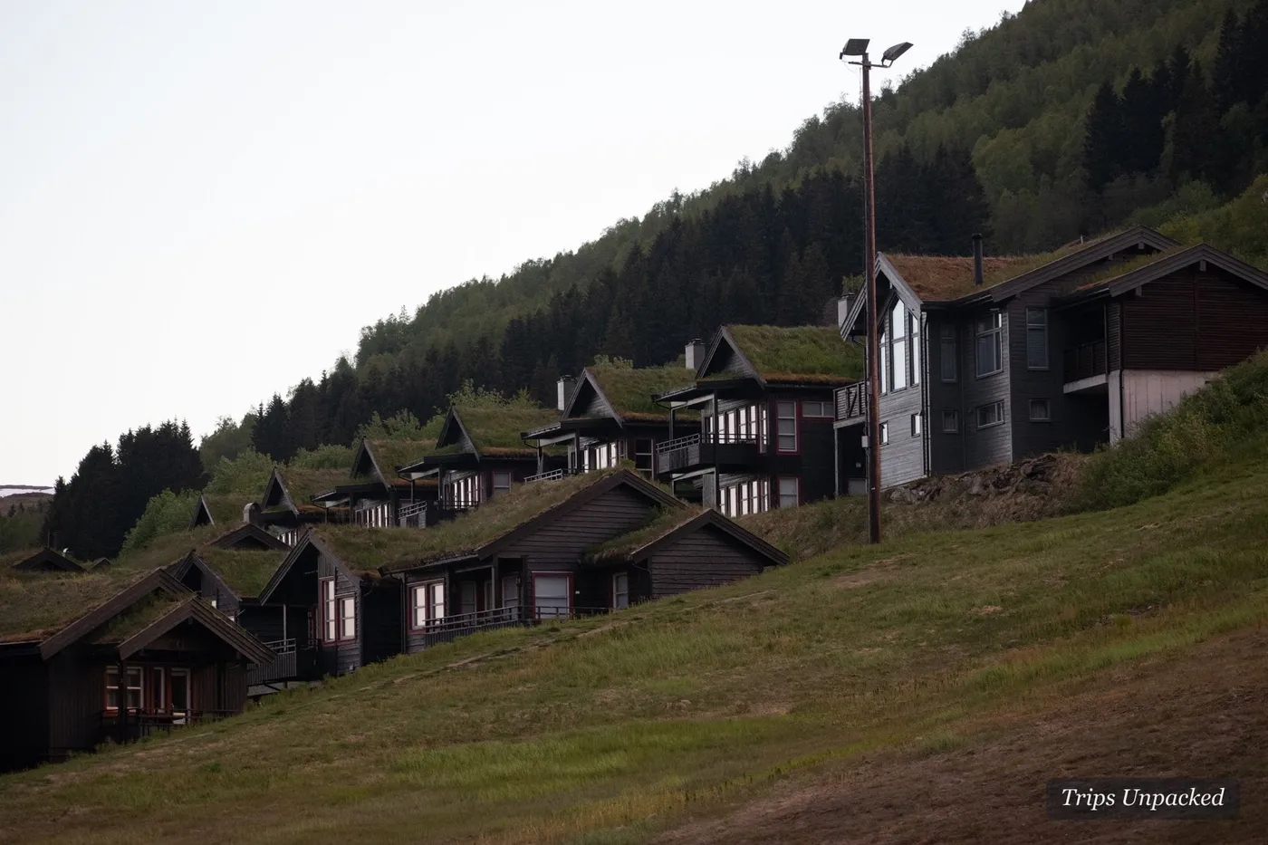 Myrkdalen - the quiet mountain resort valley where the day ends.